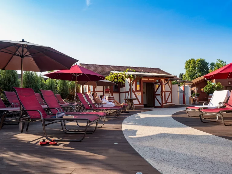 Lieu de repos sauna – Jardin de toit du sauna